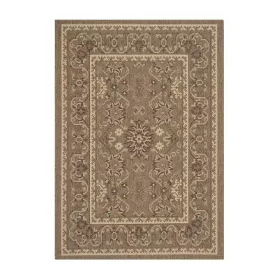 Safavieh Courtyard Collection Ilija Oriental Indoor/Outdoor Area Rug