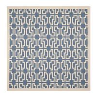 Safavieh Courtyard Collection Eddie Geometric Indoor/Outdoor Square Area Rug