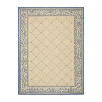 Safavieh Courtyard Collection Frona Oriental Indoor/Outdoor Square Area Rug