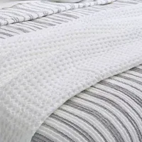 Queen Street Crystal Cove Stripes Coverlet