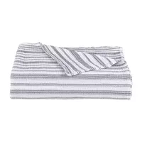 Queen Street Crystal Cove Stripes Coverlet