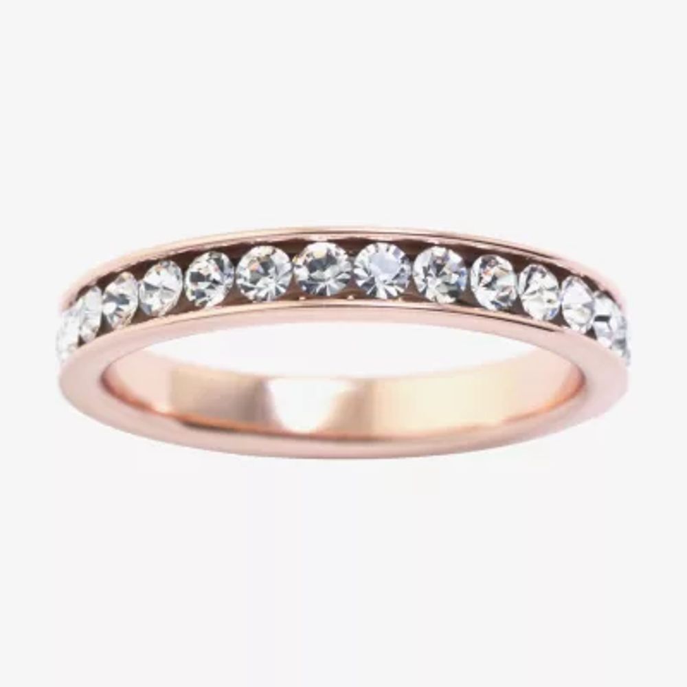 Sparkle Allure Crystal 24K Rose Gold Over Brass Band