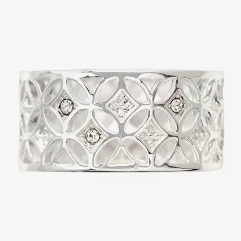 Sparkle Allure 11M Crystal Pure Silver Over Brass Band