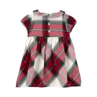 Carter's Baby Girls Short Sleeve Fitted Sleeve A-Line Dress