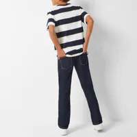 Thereabouts Little & Big Boys Adjustable Waist Stretch Fabric Straight Leg Jean