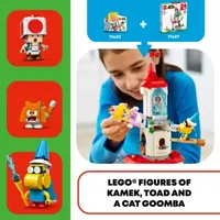 LEGO Super Mario Cat Peach Suit and Frozen Tower Expansio 71407 Building Set (494 Pieces)