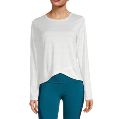 Xersion Womens Round Neck Long Sleeve T-Shirt