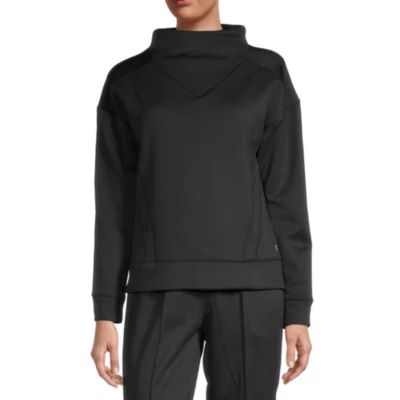 Xersion Xwarmth Fleece Womens Funnel Neck Long Sleeve Sweatshirt