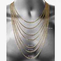 14K Yellow Gold 3.6 MM Curb Necklace