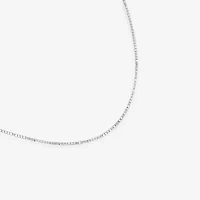 14K White Gold .75mm 16-24" Box Chain