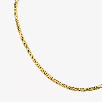 14K Yellow Gold 140 Gauge Wheat Chain Necklace