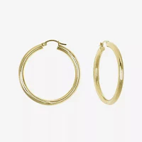 14K Gold Hoop Earrings