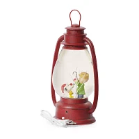 Roman Led Snoopy With Charlie Brown Decorating Tree SnowGlobes