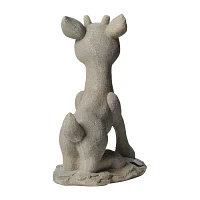Roman "18""H Solar Rudolph Statue" Christmas Tabletop Decor