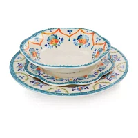 Gibson 12-pc. Melamine Dinnerware Set