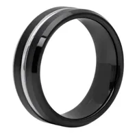 Mens 8MM Tungsten Wedding Band