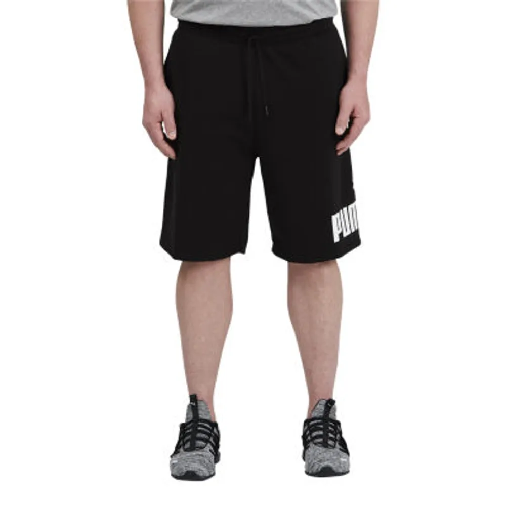 PUMA Mens Big and Tall Mid Rise Workout Shorts