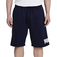 PUMA Mens Big and Tall Mid Rise Workout Shorts