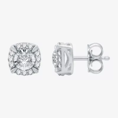 Ever Star (H-I / I1) 5/8 CT. T.W. Lab Grown White Diamond 10K Gold 8.3mm Stud Earrings