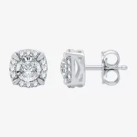 (H-I / I1) 5/8 CT. T.W. Lab Grown White Diamond 10K Gold 8.3mm Stud Earrings