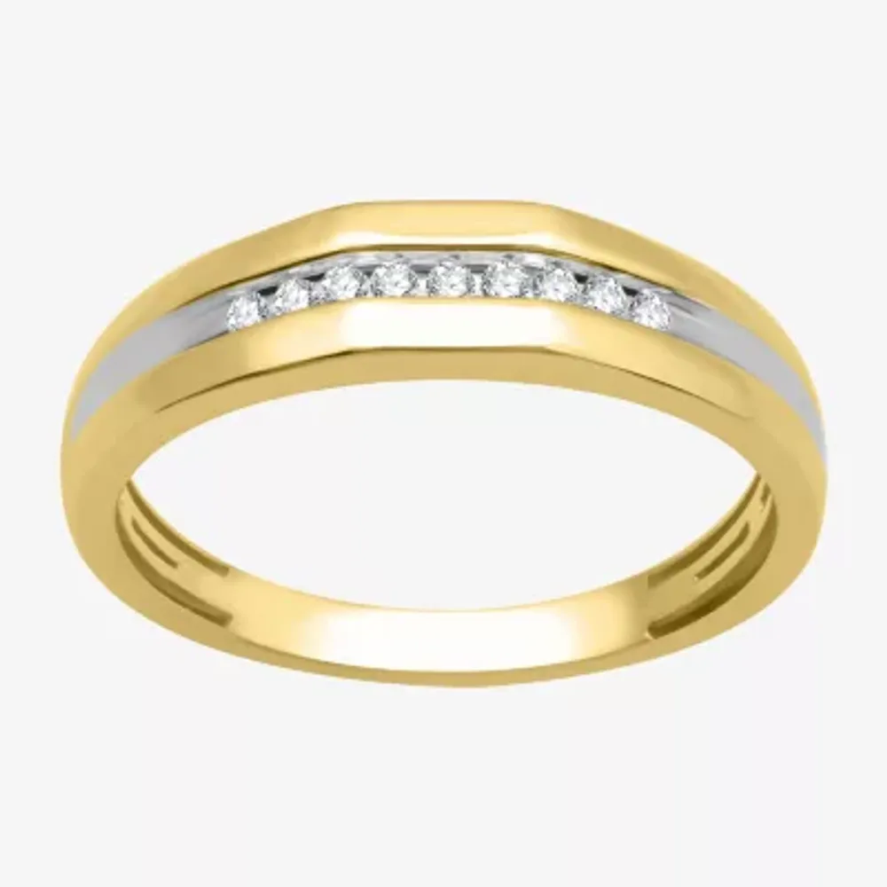 (H-I / I1) I Said Yes 1/10 CT. T.W. Lab Grown White Diamond Wedding Band