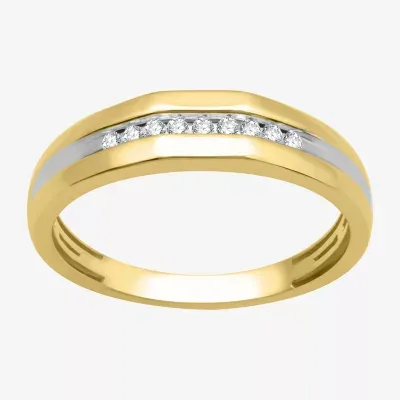 (H-I / I1) I Said Yes 1/10 CT. T.W. Lab Grown White Diamond Wedding Band