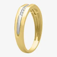 (H-I / I1) I Said Yes 1/10 CT. T.W. Lab Grown White Diamond Wedding Band