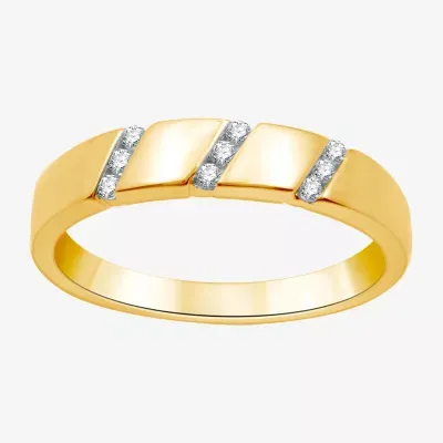 I Said Yes (H-I / I1) 1/6 CT. T.W. Lab Grown White Diamond Sterling Silver or 14K Gold Over Wedding Band