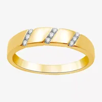I Said Yes (H-I / I1) 1/6 CT. T.W. Lab Grown White Diamond Sterling Silver or 14K Gold Over Wedding Band