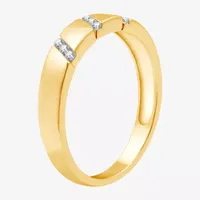 I Said Yes (H-I / I1) 1/6 CT. T.W. Lab Grown White Diamond Sterling Silver or 14K Gold Over Wedding Band