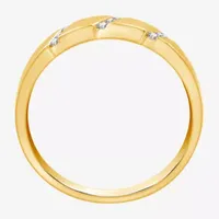 I Said Yes (H-I / I1) 1/6 CT. T.W. Lab Grown White Diamond Sterling Silver or 14K Gold Over Wedding Band