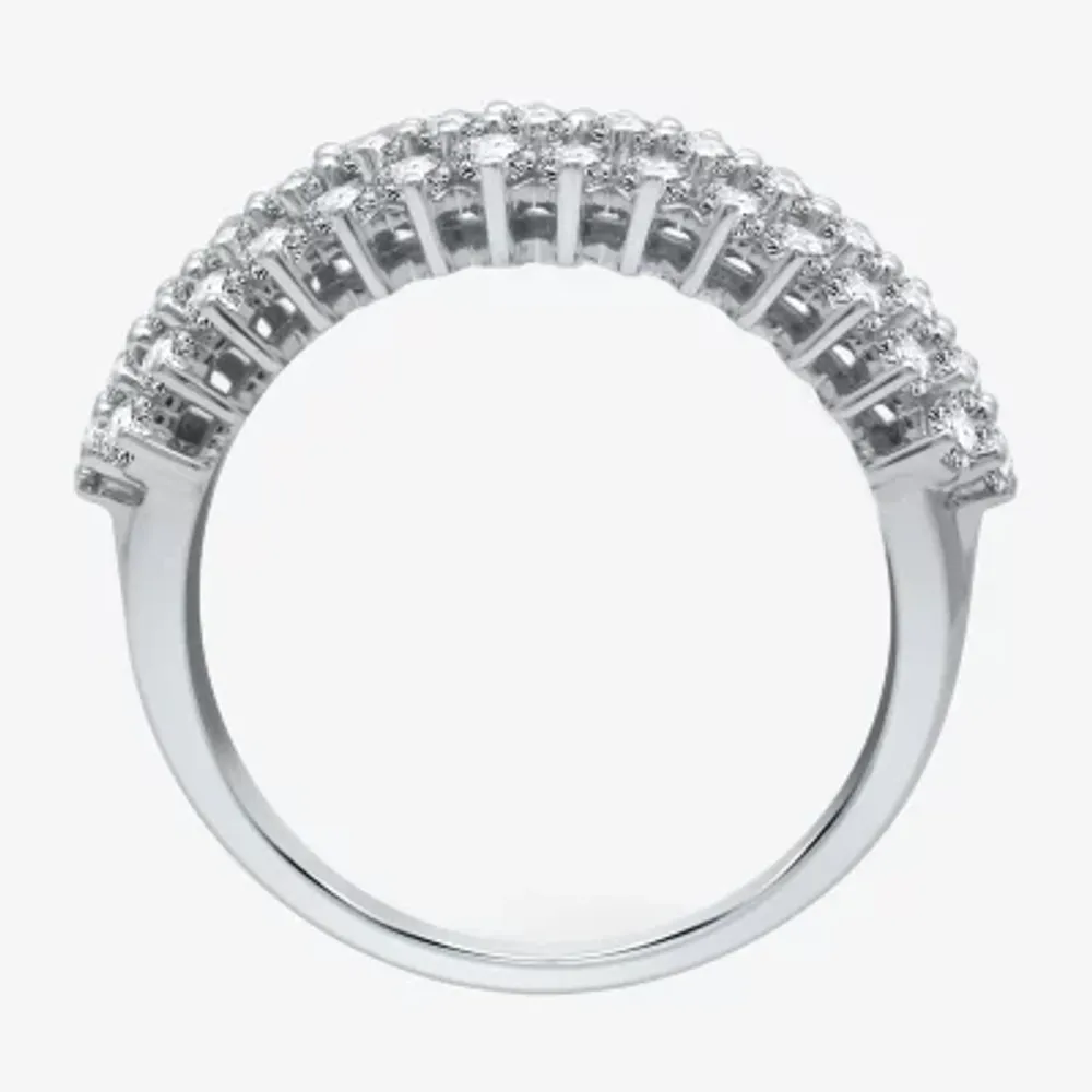 I Said Yes (H-I / I1) 1 CT. T.W. Lab Grown White Diamond Sterling Silver Anniversary Band