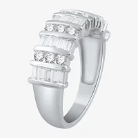 I Said Yes (H-I / I1) 1 CT. T.W. Lab Grown White Diamond Sterling Silver Anniversary Band