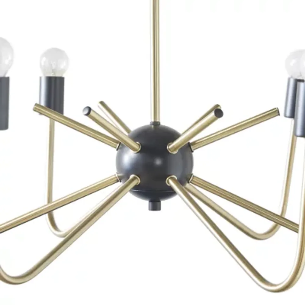 Hampton Hill Alexis 6 Light Two Tone Chandeliers