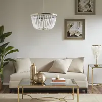 Hampton Hill Melrose 2 Light Beaded Chandeliers