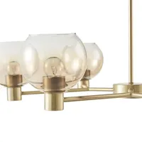 INK+IVY Blaire 6 Light Ombre Globe Chandelier