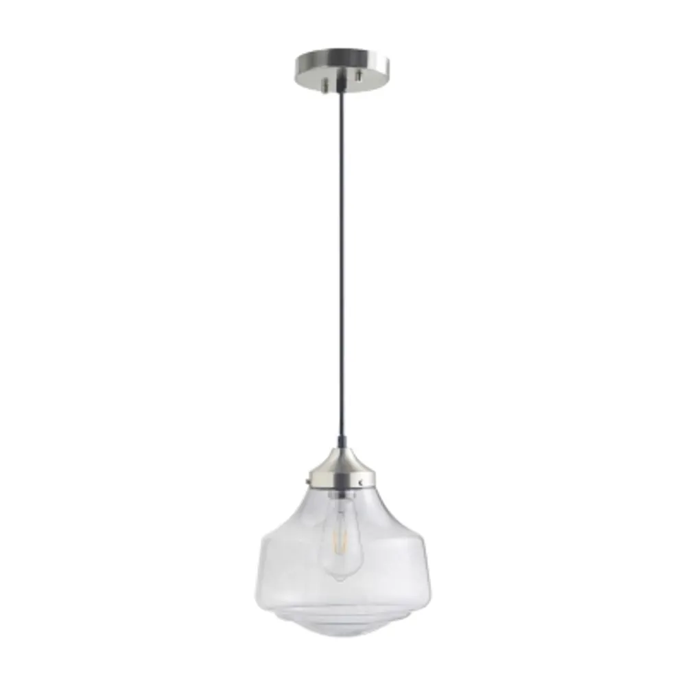 Hampton Hill Elm Single Bell Shaped Pendant Light