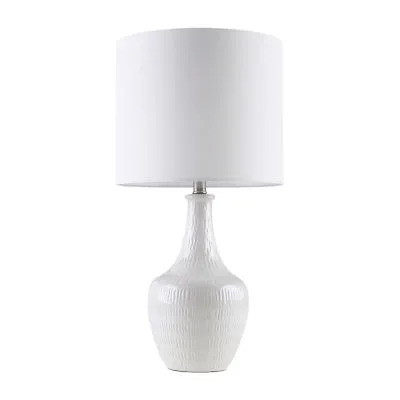 Hampton Hill Celine Textured Ceramic Table Lamp