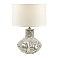 INK+IVY Agape Boho Ceramic Table Lamp