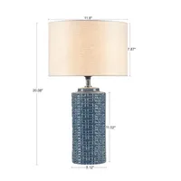 INK+IVY Jayda Ceramic Table Lamp