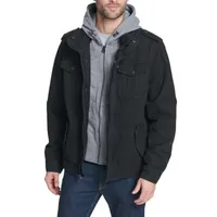 Levi's Mens Hooded Sherpa Lined Removable Hood Midweight Field Jacket