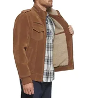 Levi's Mens Faux Suede Aviator Jacket