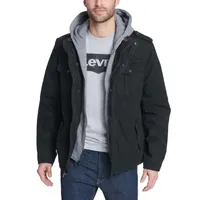 Levi's Mens Cotton Hoody Trucker Jacket