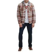 Levi's® Mens Hooded Flannel Shirt Jacket