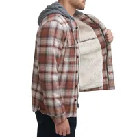 Levi's® Mens Hooded Flannel Shirt Jacket