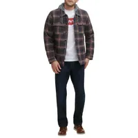 Levi's® Mens Hooded Flannel Shirt Jacket