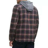 Levi's® Mens Hooded Flannel Shirt Jacket