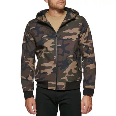 Levi's® Men's Hooded Soft Shell Bomber Jacket
