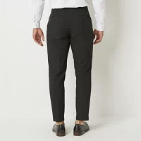 J. Ferrar Crop Ankle Mens Slim Fit Tuxedo Pants