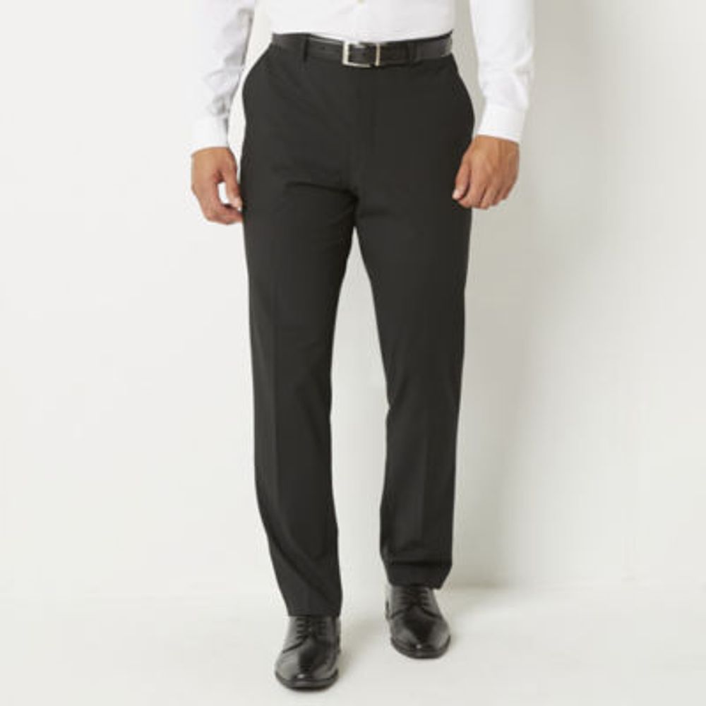 BOSS - Slim-fit trousers in micro-patterned performance-stretch fabric